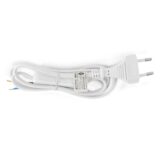 Entac Rewireable Καλώδιο 2G0.75 με Διακόπτη ON/OFF Λευκό 1m