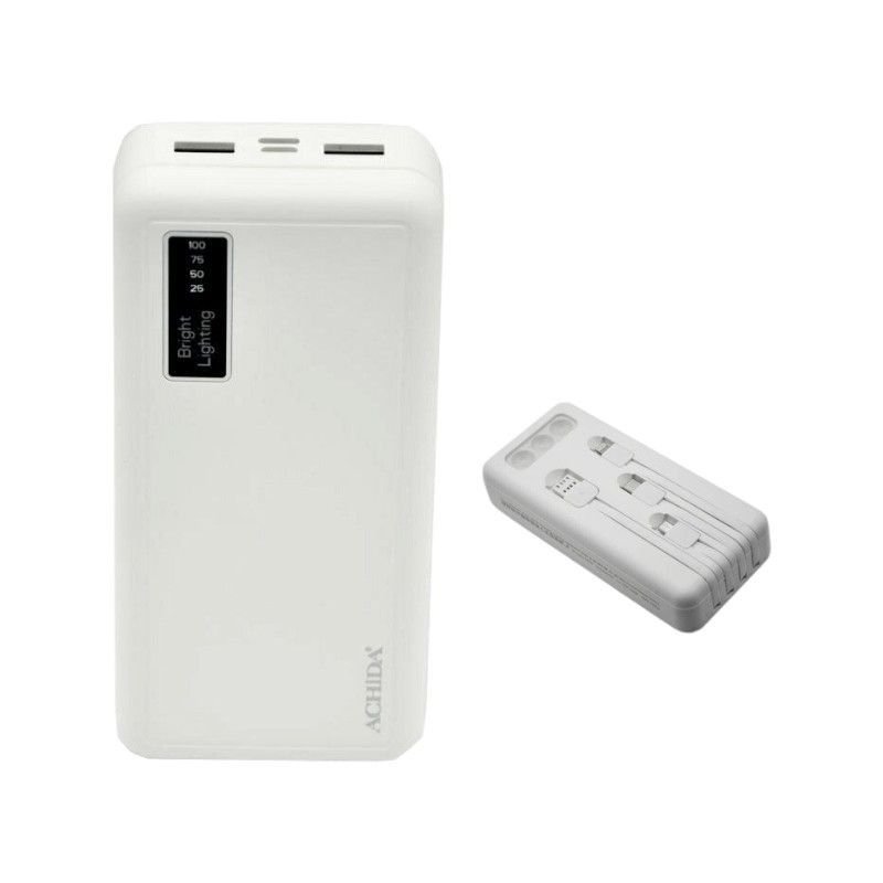 Powerbank - 4 in 1 - 10.000mAh - YZB0817 - 208173 - White