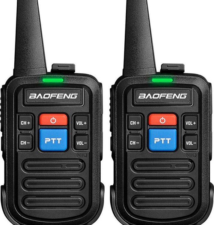 Baofeng BF-C50 Mini Walkie Talkie 2W χωρίς Οθόνη Σετ 2τμχ