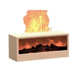 Υγραντήρας χώρου με εφέ φλόγας - 626286 - White