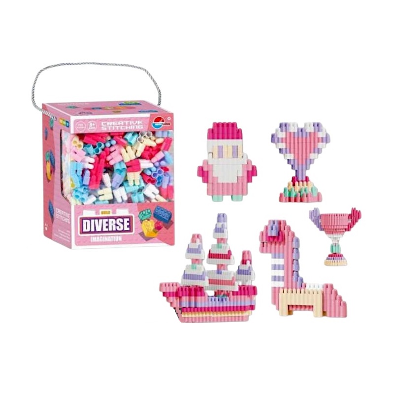 Σετ κατασκευών DIY με τουβλάκια - 560pcs - 8642-9 - 917514