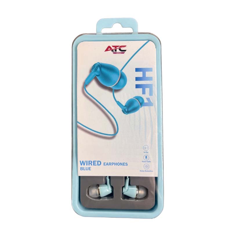 ATC-HFr1 Ενσύρματα Ακουστικά Handsfree 3,5mm Μπλε