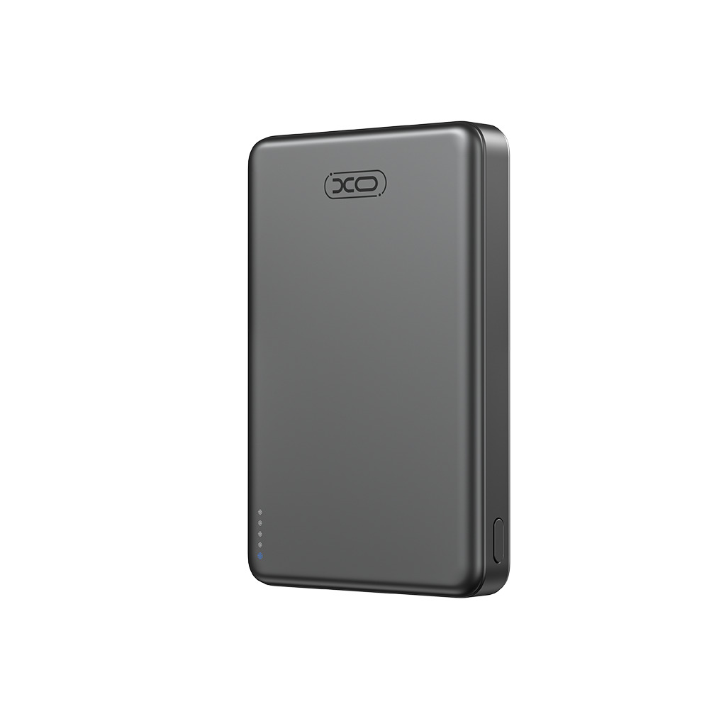 XO PR296 Powerbank Ταχείας Φόρτισης Μεταλικό με Μαγνήτη 10.000mAh Γκρι - Image 2