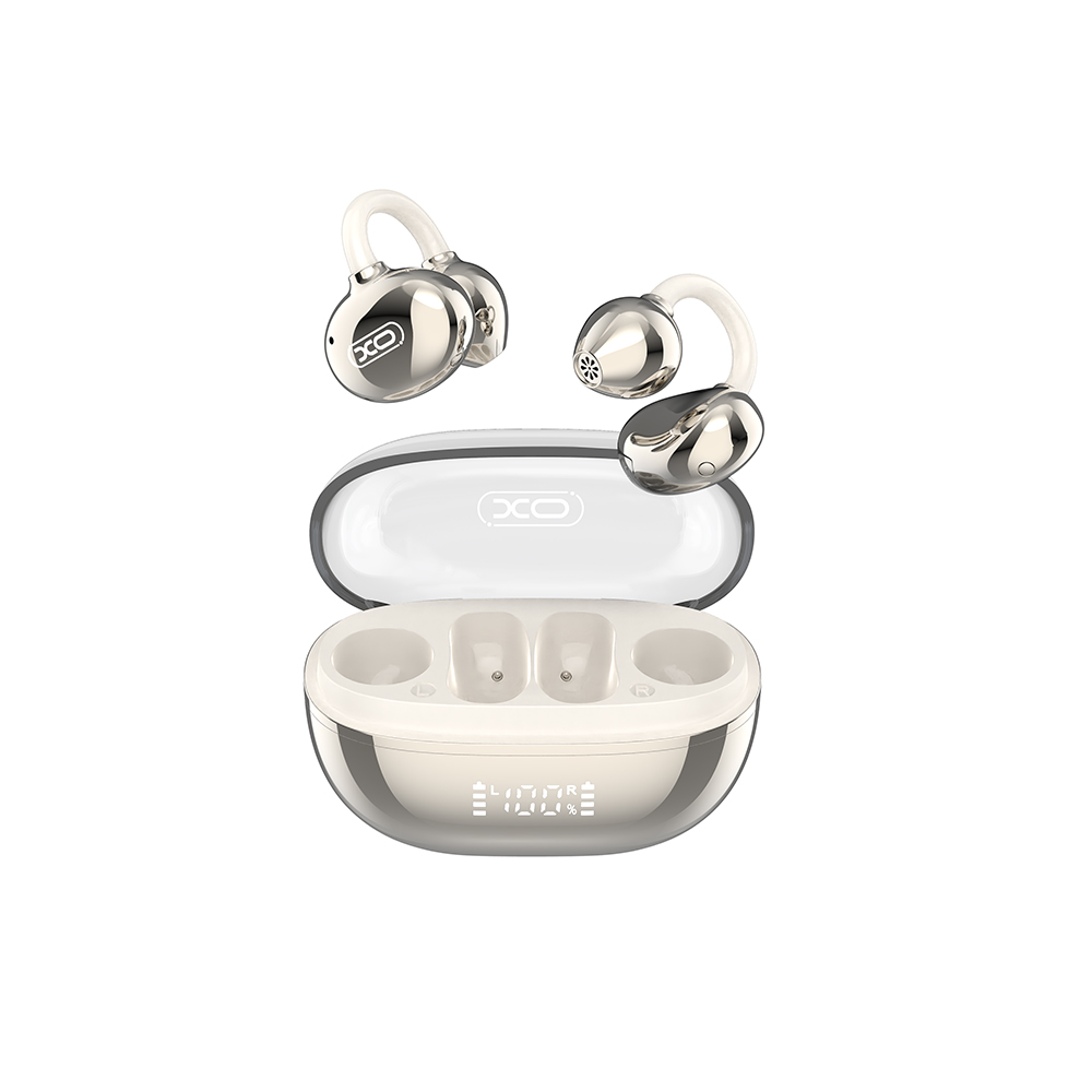 XO G43 Ακουστικά Bluetooth με Διαφανή Επιμεταλλωμένο Σχεδιασμό OWS Χρυσά
