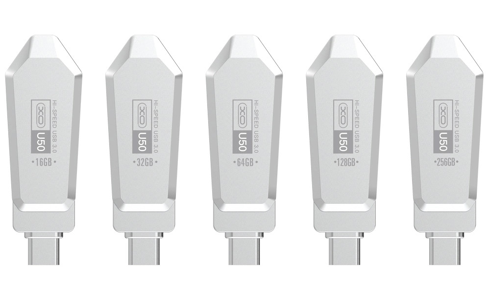 XO U50 Στικάκι & Αντάπτορας Type-C σε USB OTG USB 3.0 Έκδοση 32GB - Image 4