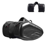 Σετ Πλαϊνές Βαλίτσες Μοτοσυκλέτας 58lt σε Μαύρο Carbon Χρώμα