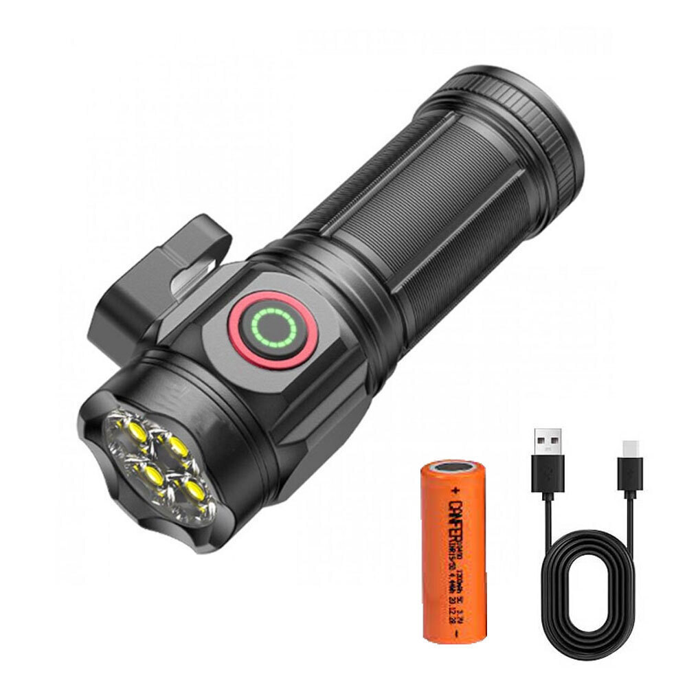 Επαναφορτιζόμενος Φακός LED IPX8 με Μέγιστη Φωτεινότητα 3000lm