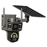 V380 IP Quad Κάμερα Παρακολούθησης Wi-Fi Αδιάβροχη με Αμφίδρομη Επικοινωνία και Φακό 4mm