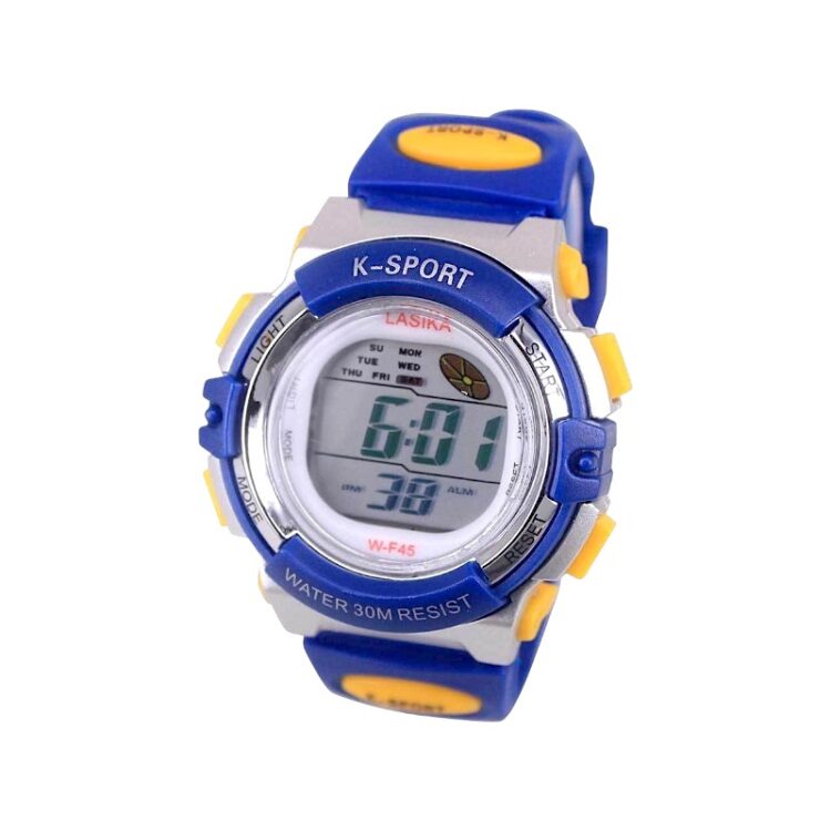 Ψηφιακό ρολόι χειρός - WF45 - Lasika - 115148 - Dark Blue/Yellow