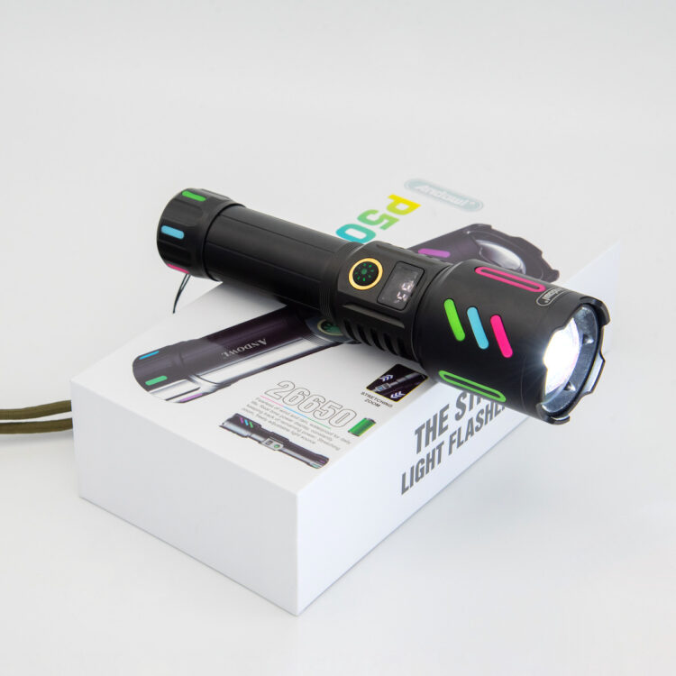 Andowl Επαναφορτιζόμενος Φακός LED IP43 με Μέγιστη Φωτεινότητα 1000lm P50 000.230.14955