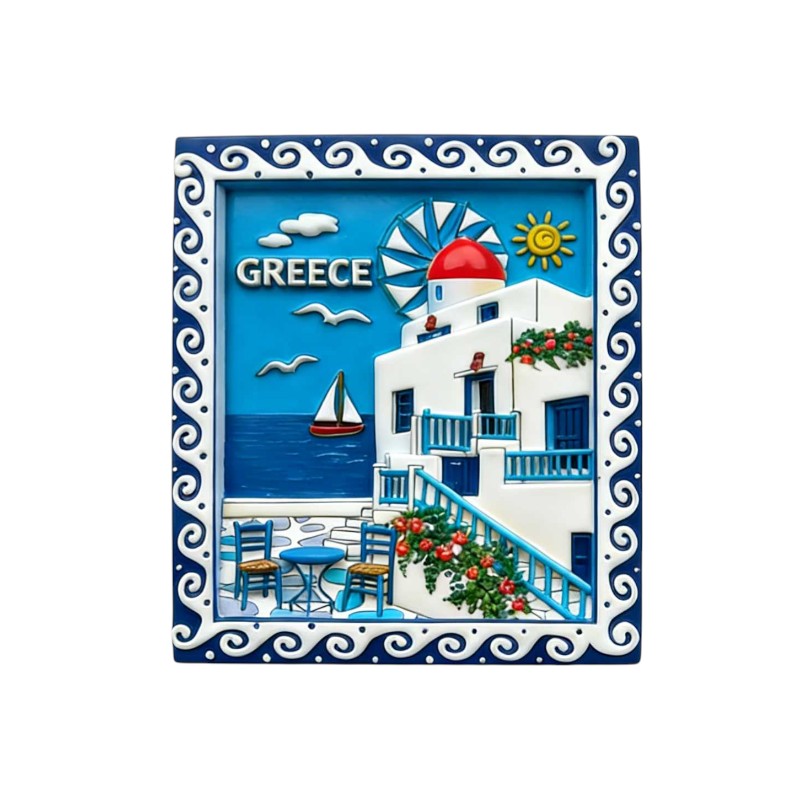 Τουριστικό μαγνητάκι Souvenir - Σετ 12pcs - Greece - 678525