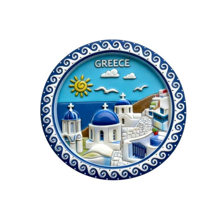 Τουριστικό μαγνητάκι Souvenir - Σετ 12pcs - Greece - 678539