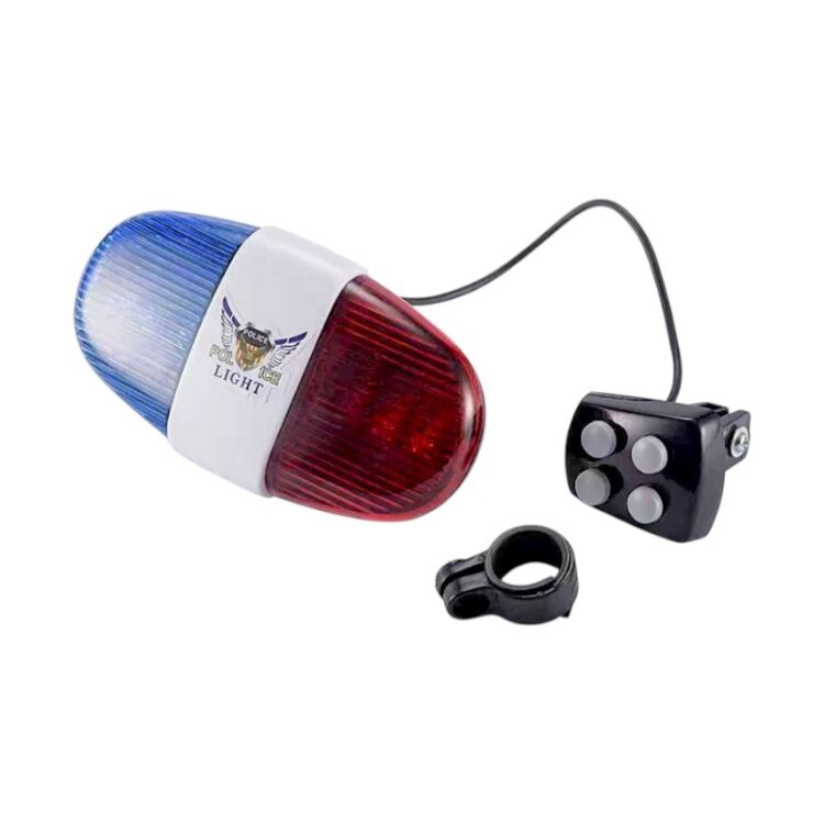 Φάρος-σειρήνα ποδηλάτου - Red/Blue - SJ-10508 - 650103