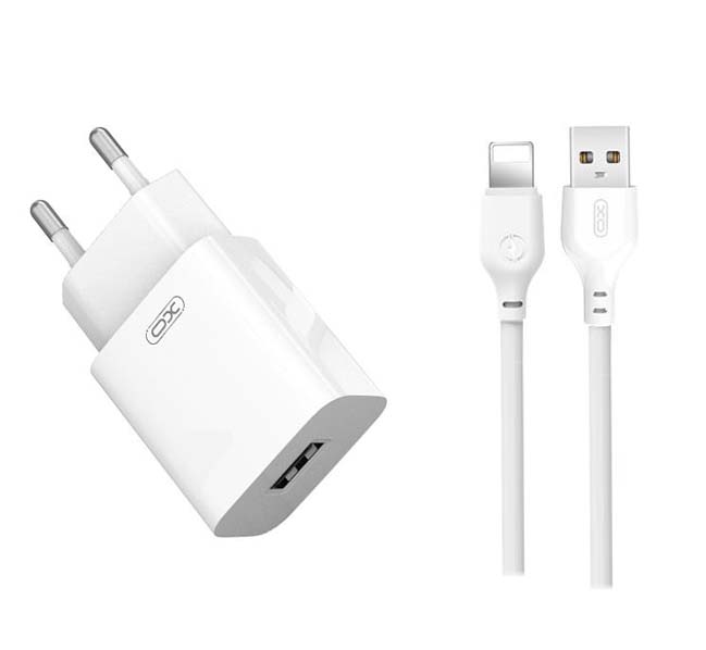 XO L99 2.4A Φορτιστής με Lightning Καλώδιο (NB103)
