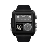 Ψηφιακό/αναλογικό ρολόι χειρός - Skmei - 2020 - Black/Black