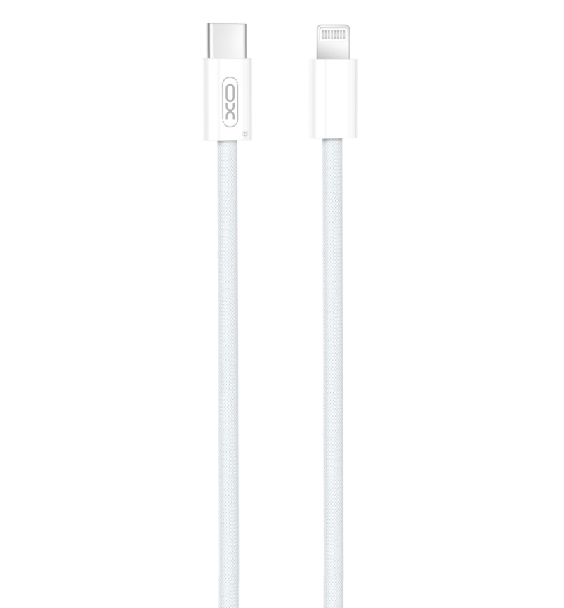 XO NB-Q260A Καλώδιο Φόρτισης & Δεδομένων Lightning σε Type-C 27W Πλεκτό 1m