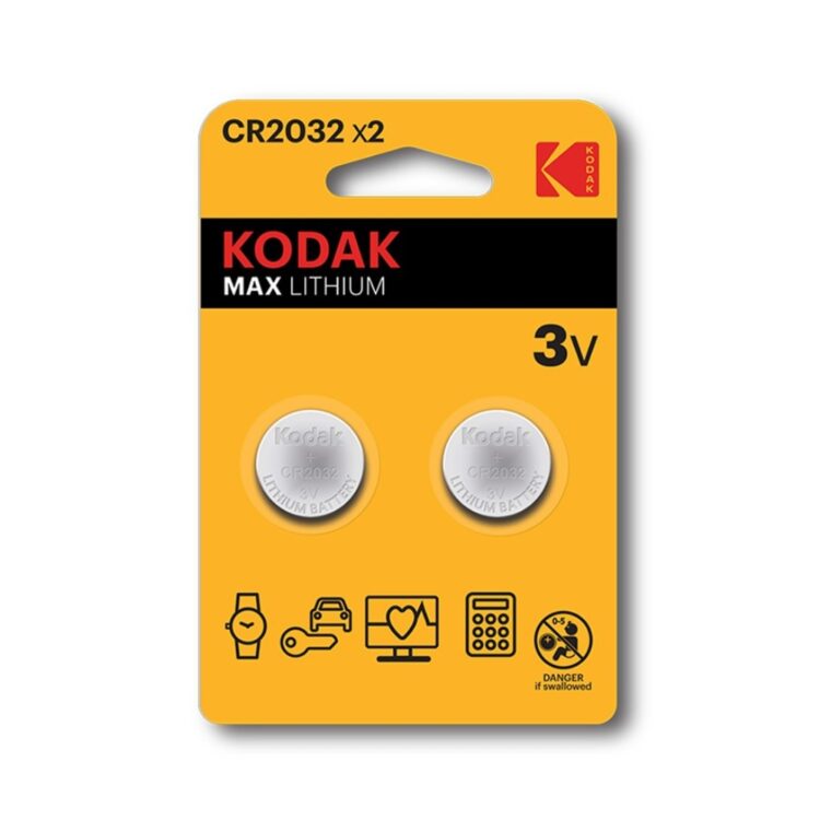 Kodak Μπαταρίες Λιθίου CR2032 2τμχ