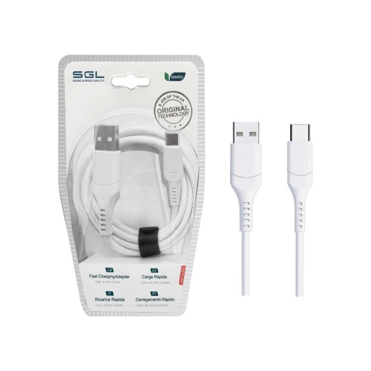 Καλώδιο φόρτισης & data - TypeC - Fast Charge - D1 - 3m - 099361