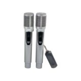 Σετ 2 ασύρματα μικρόφωνα - KMS-903MC - 509038 - Silver
