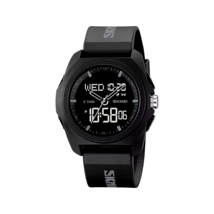 Ψηφιακό/αναλογικό ρολόι χειρός - Skmei - 2199 - Black/Grey