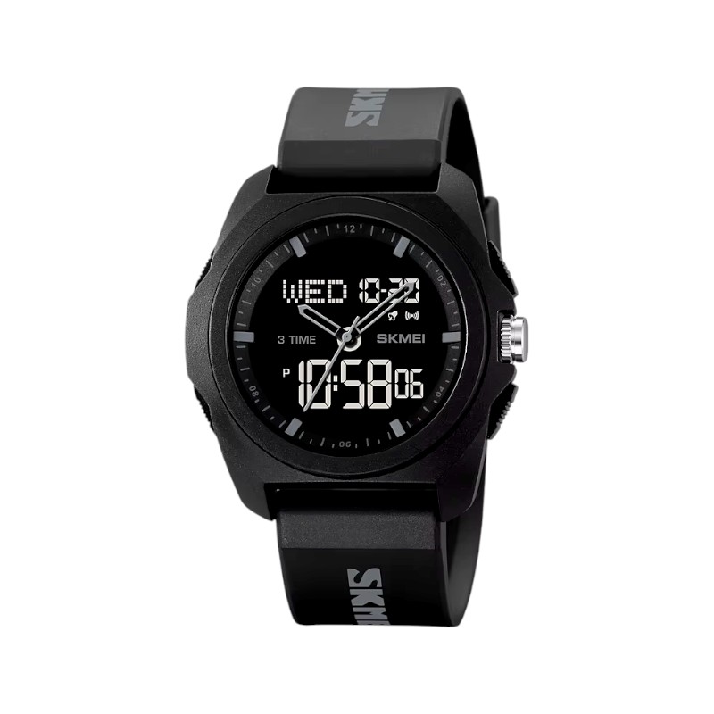 Ψηφιακό/αναλογικό ρολόι χειρός - Skmei - 2199 - Black/Grey