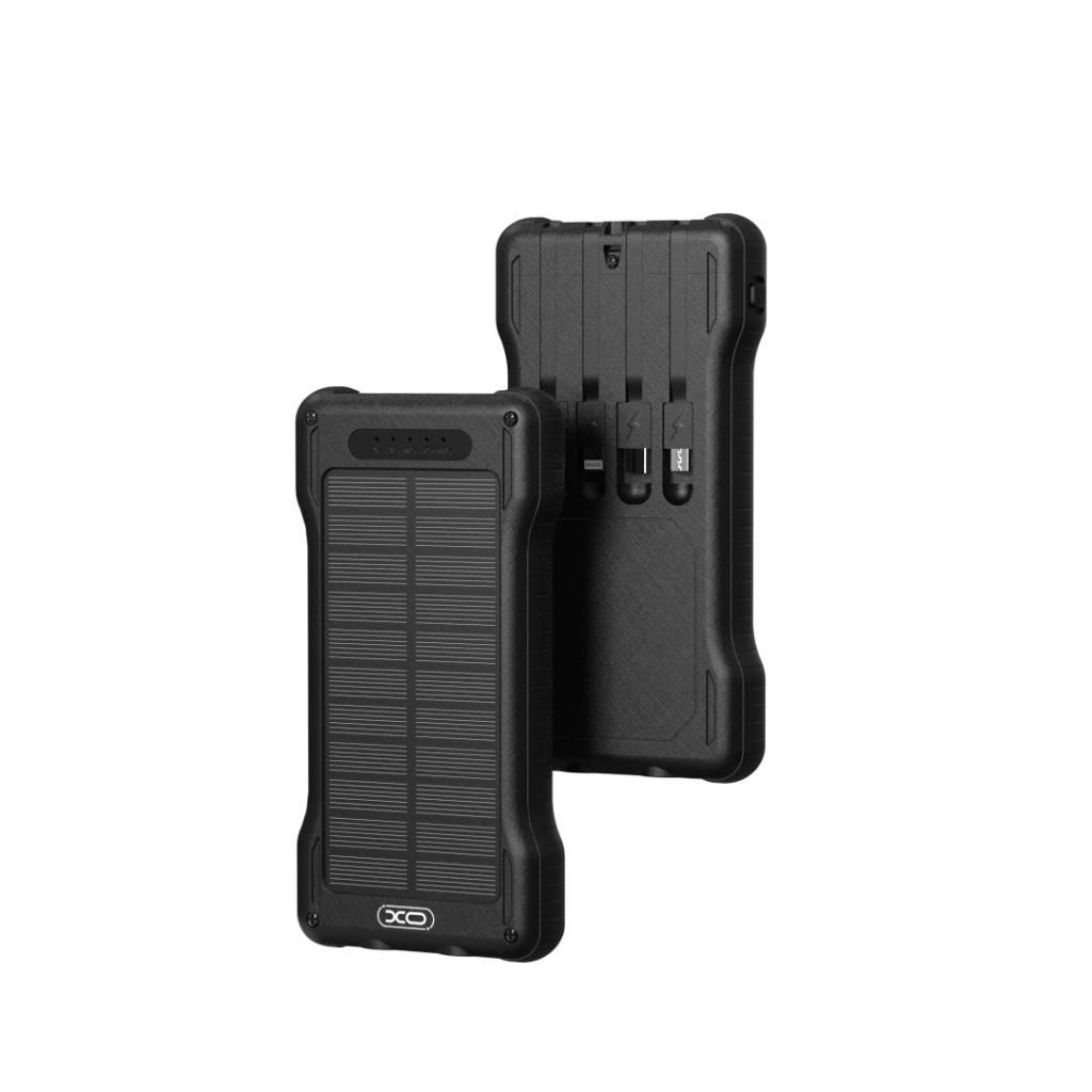 XO PR290 Solar Power Bank 10000mAh με 4 Eνσωματωμένα Καλώδια - Image 9