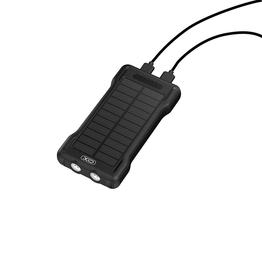 XO PR290 Solar Power Bank 10000mAh με 4 Eνσωματωμένα Καλώδια - Image 7