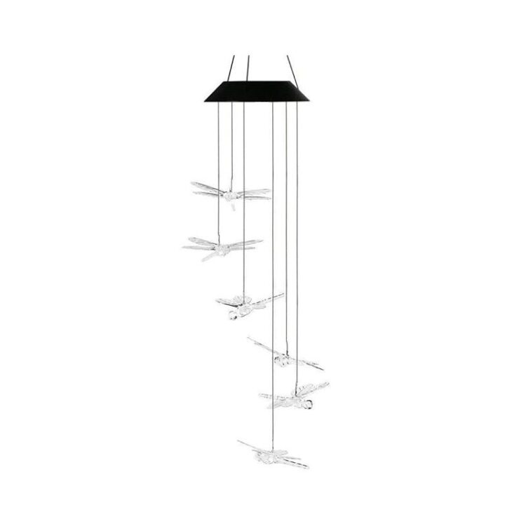Ηλιακό κρεμαστό διακοσμητικό με φωτισμό LED - Dragonfly - 150432