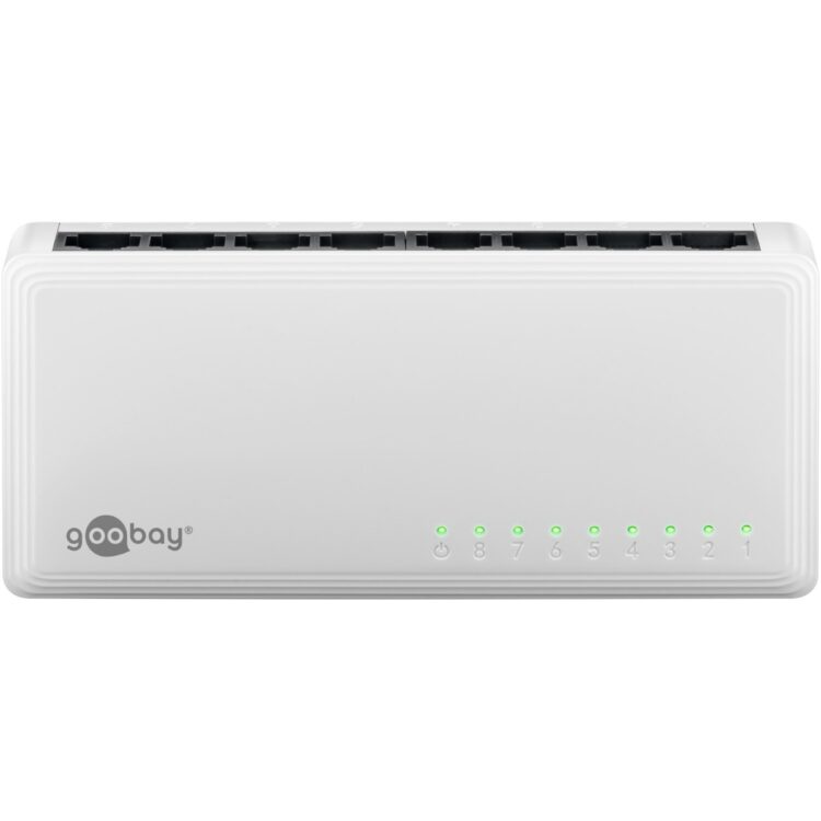Goobay Gigabit Ethernet Switch 8 Θυρών 64564 Λευκό
