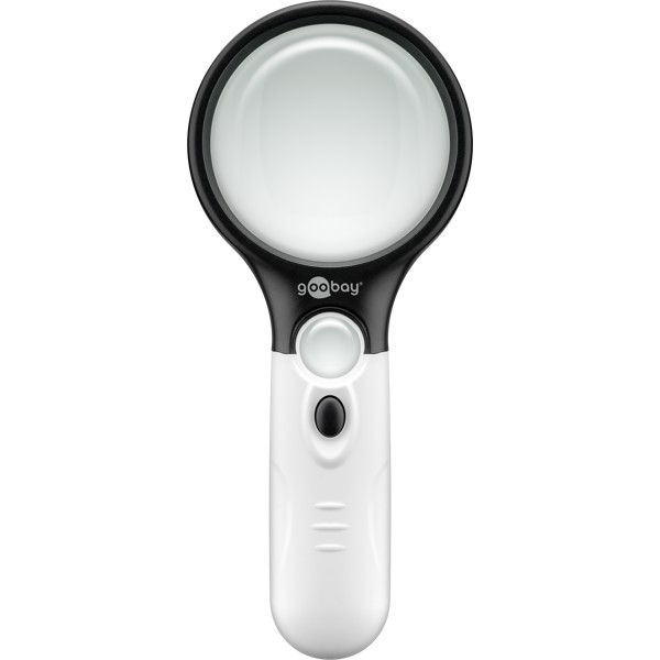 Goobay 41255 LED Μεγεθυντικός Φακός για Διάβασμα Λευκός