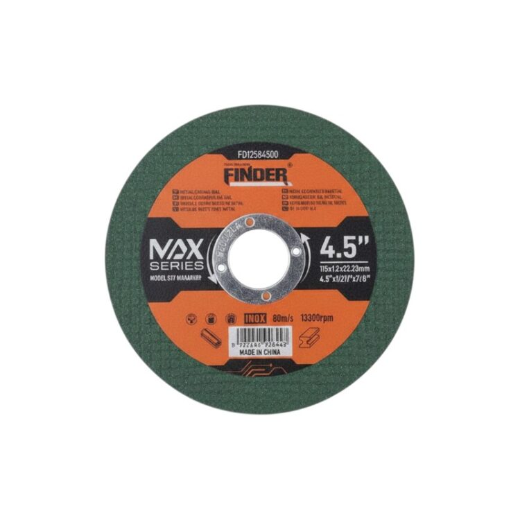 Δίσκος κοπής μετάλλου - 4.5" - 115x1.2x22.23mm - Finder - 190644