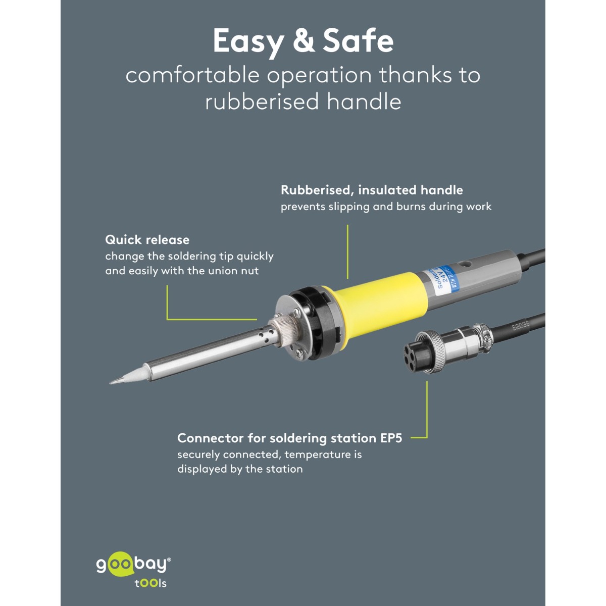 Goobay Tools Ανταλλακτικό Κολλητήρι με Μύτη (51214) - Image 3